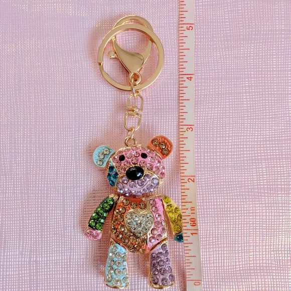 Colorful Bear Keychain - Picture 5 of 7